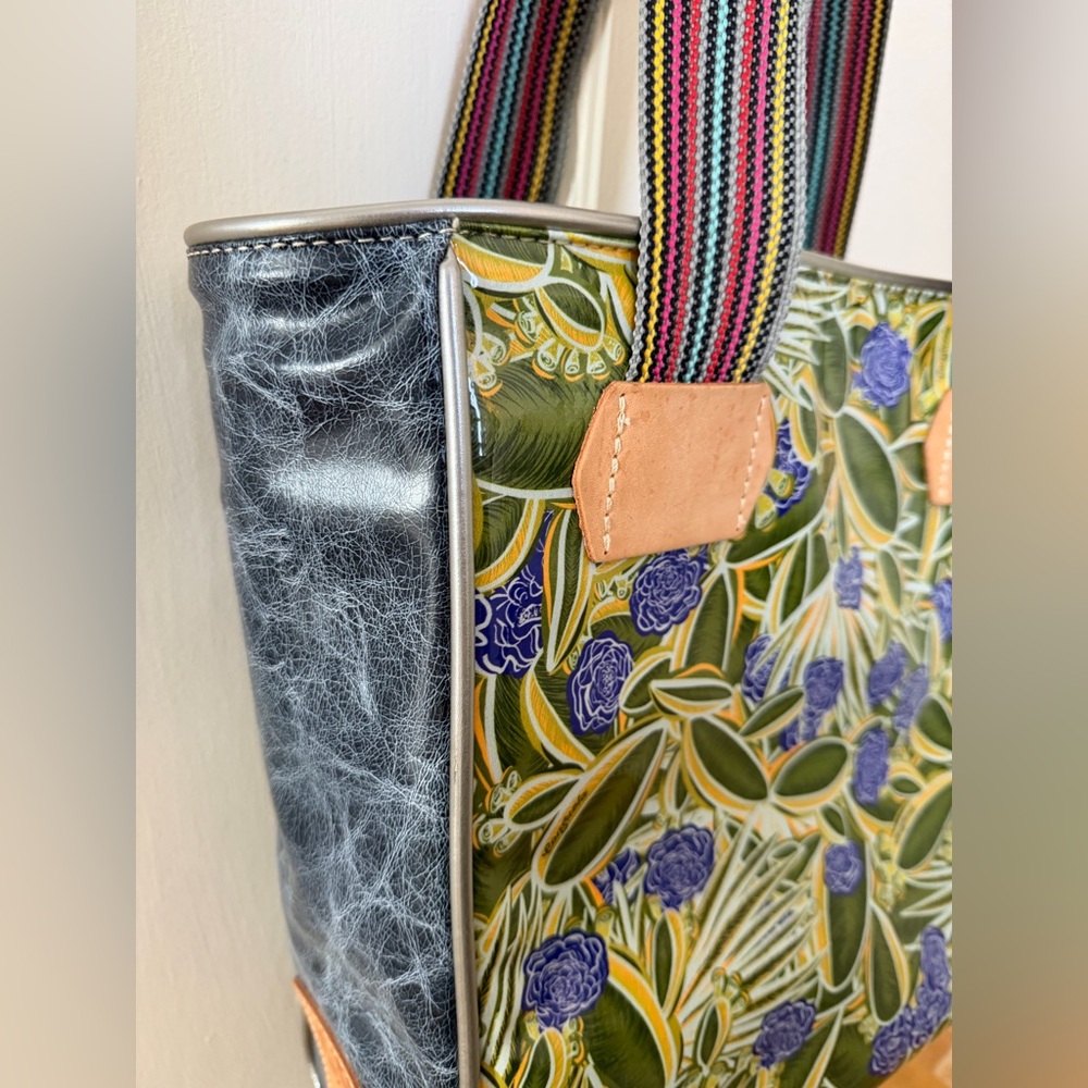 Consuela Louise Classic Tote Bag with Multicolor Straps - Picture 4 of 14